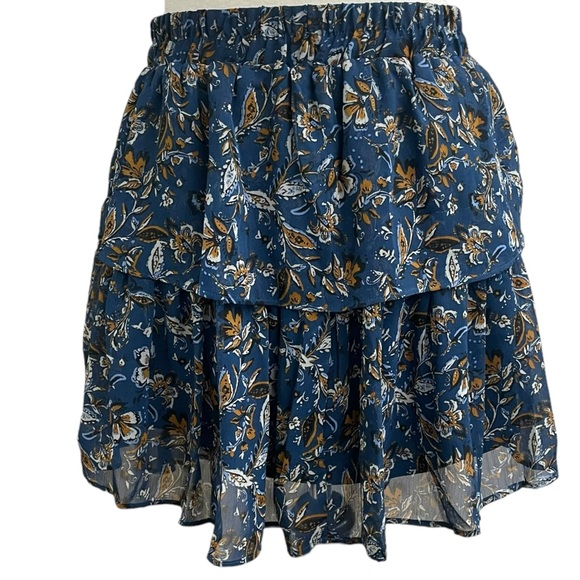 Drew tiered mini skirt medium - Picture 1 of 8